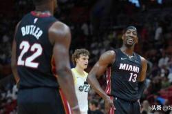 搞笑，热火队巴(bā)姆·阿德巴(bā)约在戰(zhàn)胜勇士队后调侃吉米·巴(bā)特勒