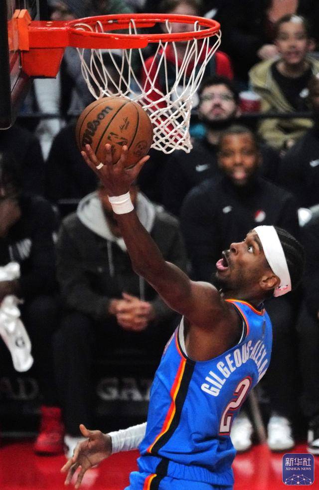 NBA常规赛丨开拓者胜雷霆